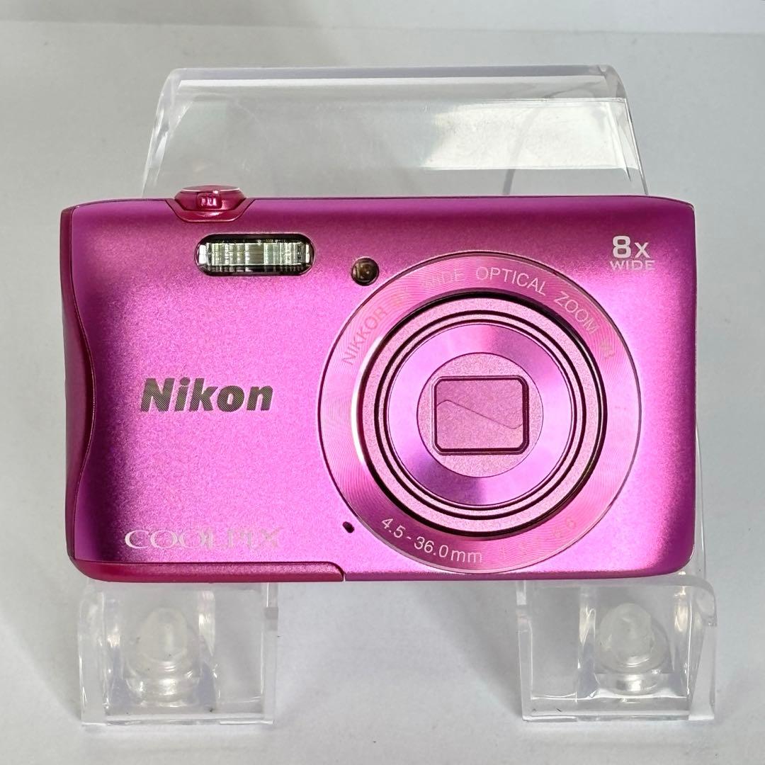 【美品】Nikon COOLPIX S3700 ニコン デジカメ　SDカード付