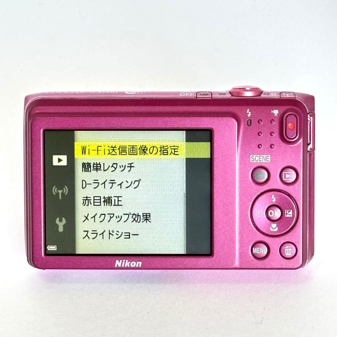 【美品】Nikon COOLPIX S3700 ニコン デジカメ　SDカード付