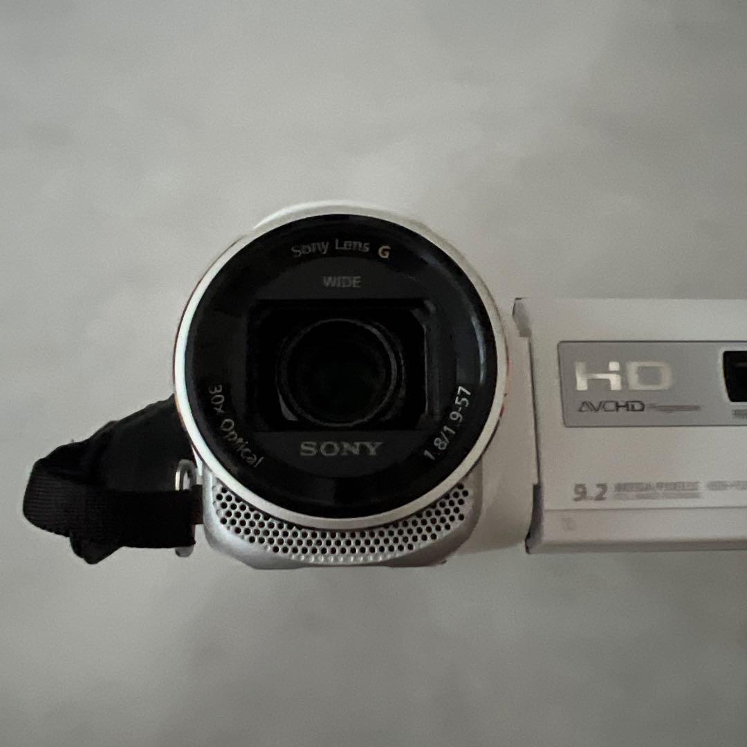 ソニー ビデオカメラ 60x HOR-PJ670 ホワイト　アクセサリーキット