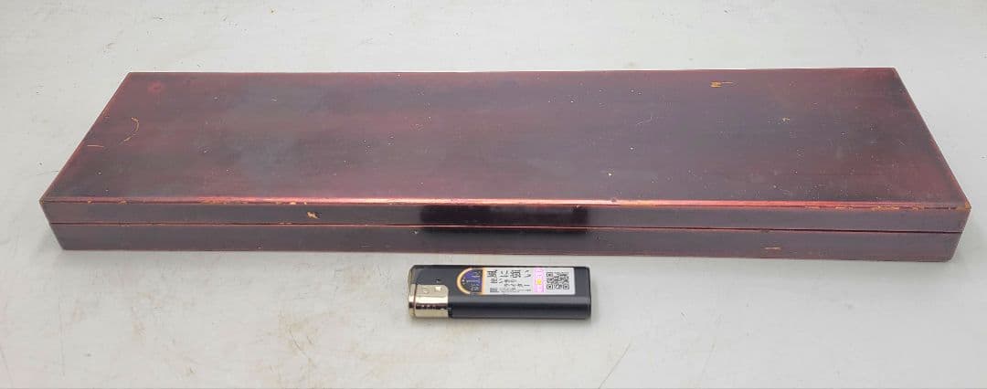 七つ玉算盤　そろばん　25桁　漆塗木箱入り　江戸時代　骨董品、美術品