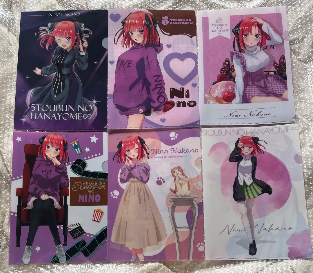 【激レア】五等分の花嫁　クリアファイル　蔵出し市　全42種コンプセット　絶版