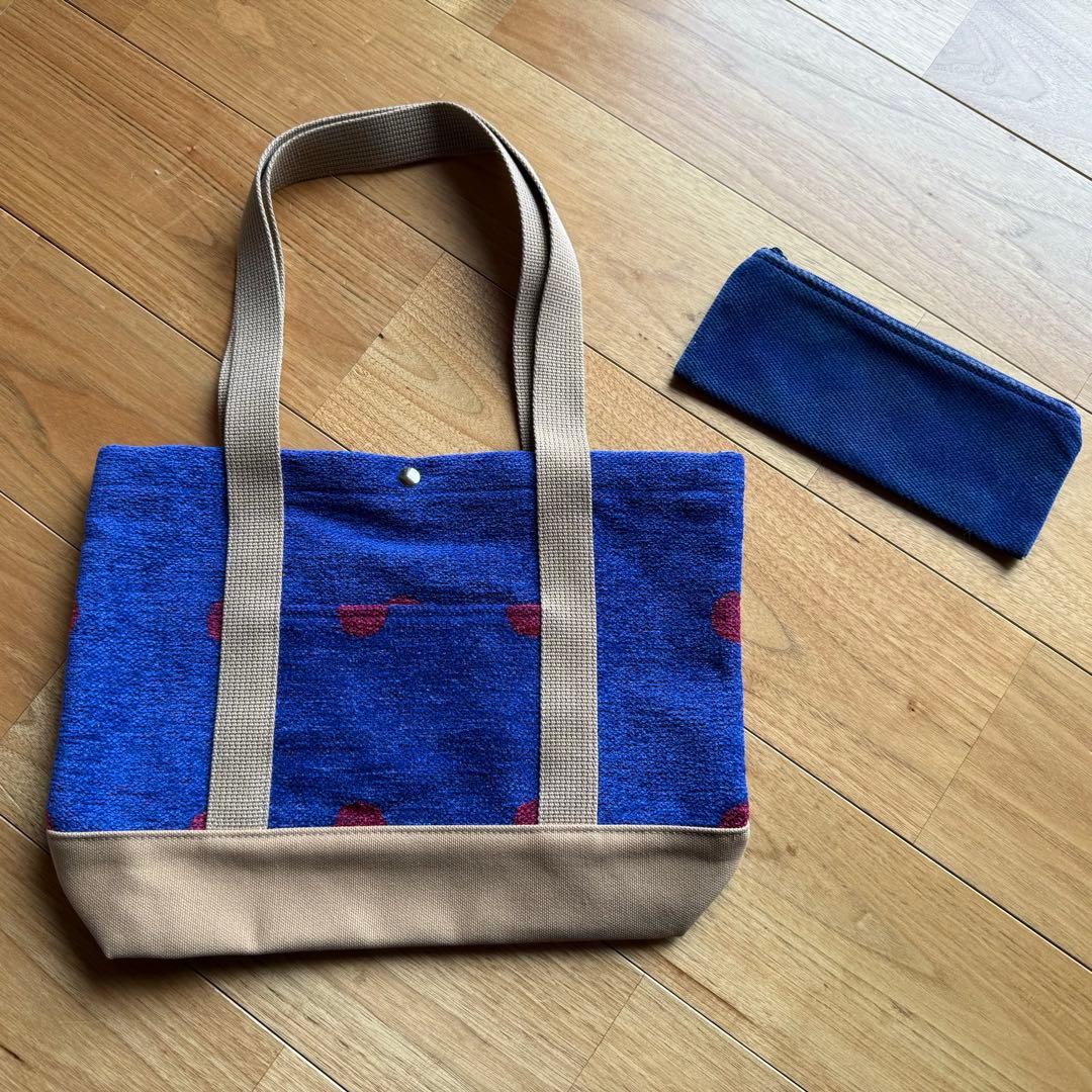 京浜急行電鉄　京急2100形　座席生地　トートバッグ　ペンケース　セット