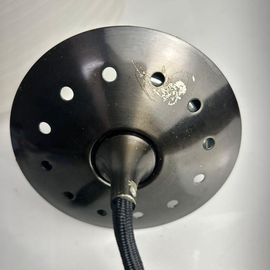 希少昭和レトロ✨未使用 保管品 山田照明 糸巻きガラス ペンダントライト ランプ