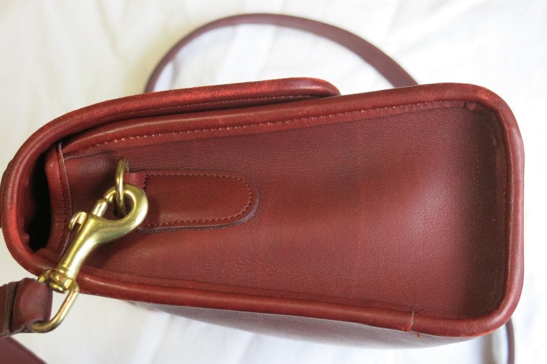 COACH オールドコーチ ショルダーバッグ 2way レザー　赤