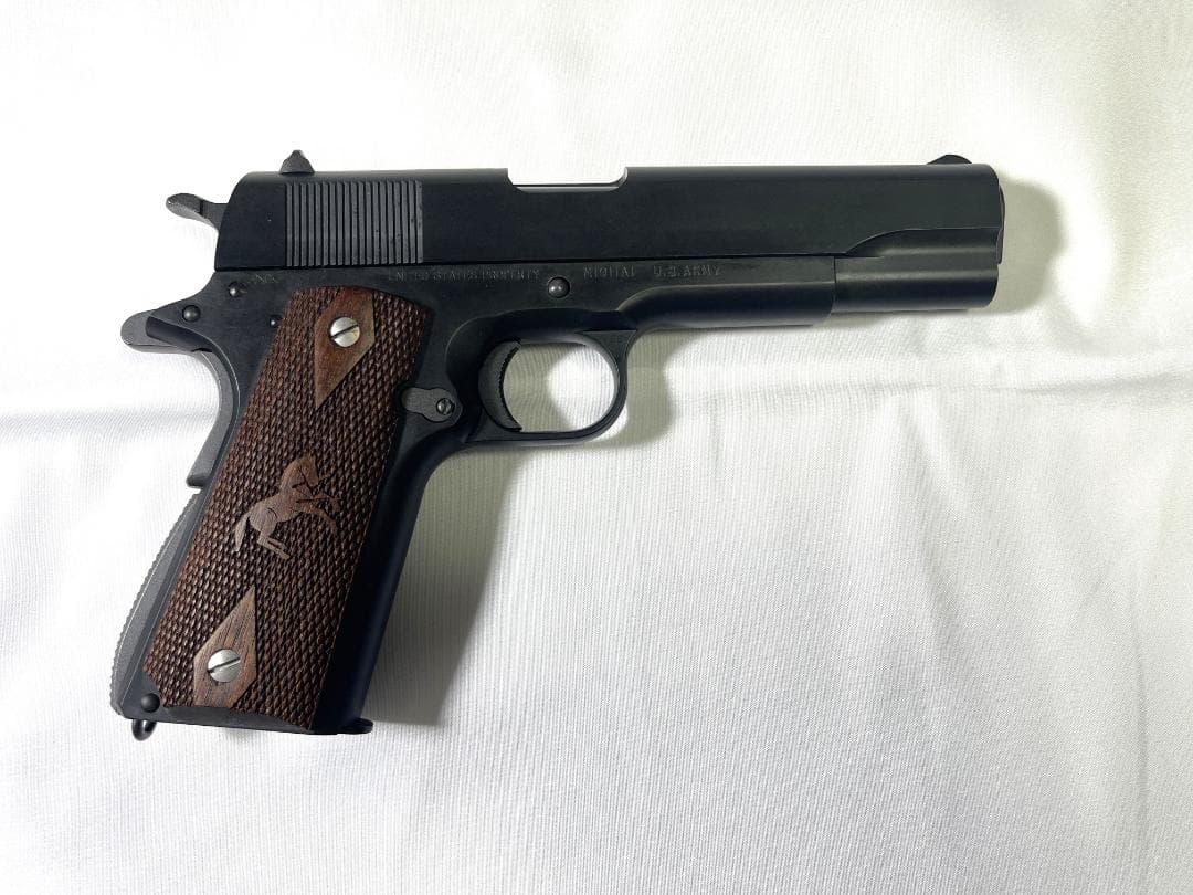 【中古】カスタム　WA　コルトガバメント M1911A1ミリタリーモデル HW