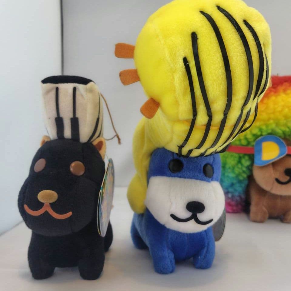 希少 レア レトロ アフロ犬 ぬいぐるみ セット music 4点