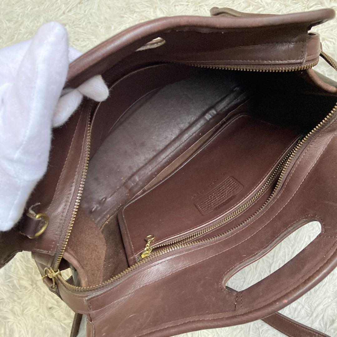 バッグ vintage coach old ZIP TOP SHOPPER 9995