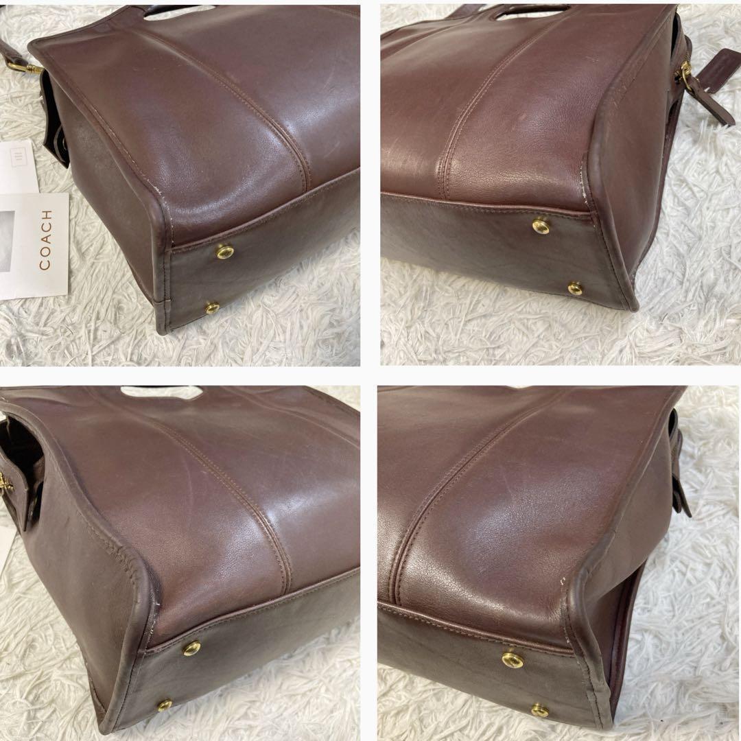 バッグ vintage coach old ZIP TOP SHOPPER 9995