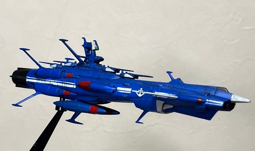 宇宙戦艦ヤマトプラモデル　メカコレ完成品　アンドロメダ級宇宙戦艦アルデバラン①