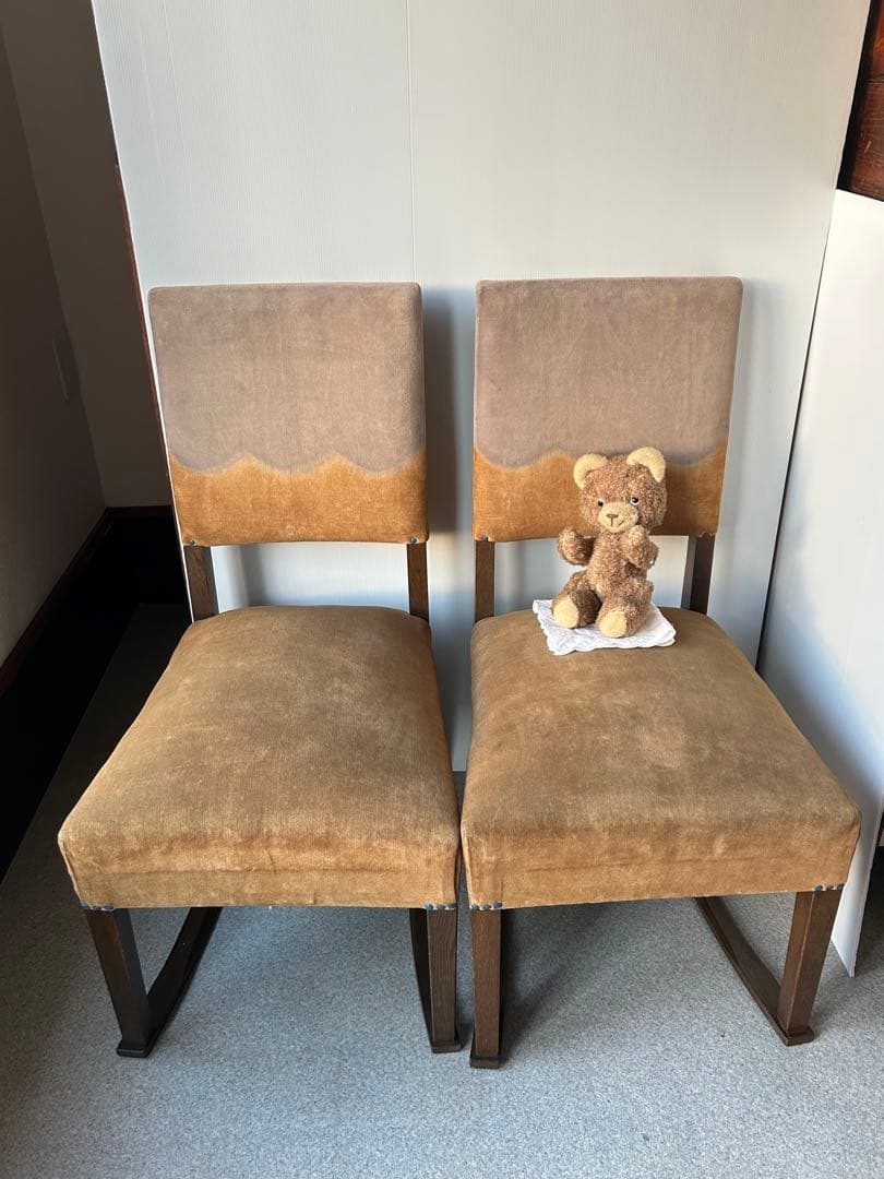 ヴィンテージ　チェア　2脚　椅子 昭和レトロ　クラシック　アンティーク