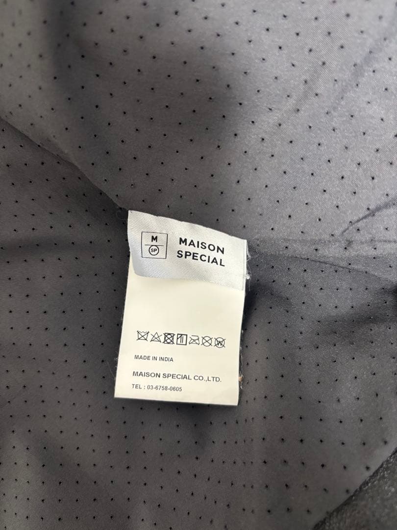 大幅値下げ！メゾンスペシャル　セミダブル　羊革ジャケット　Mサイズ