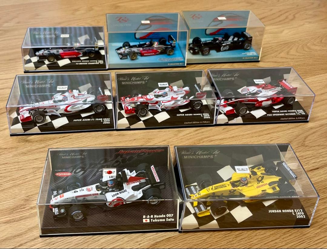 ミニチャンプス F1 佐藤琢磨 1/43スケール 8台セット