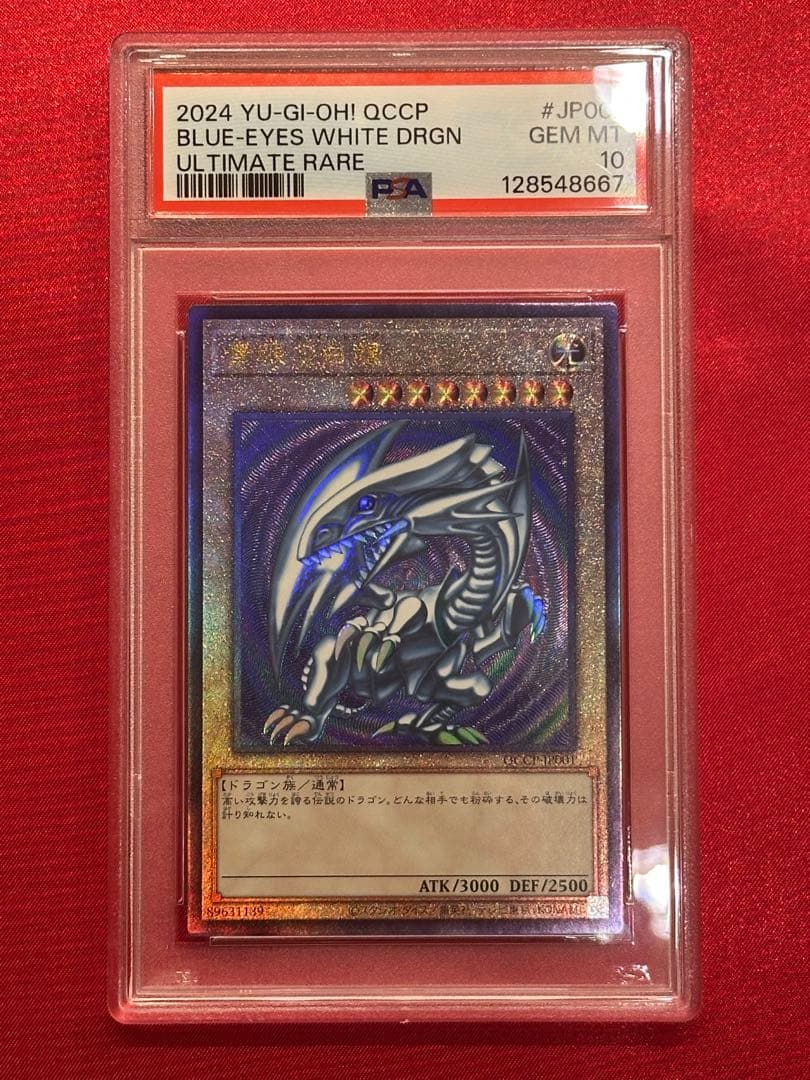 【PSA10】 ブルーアイズ・ホワイト・ドラゴン　レリーフ　遊戯王