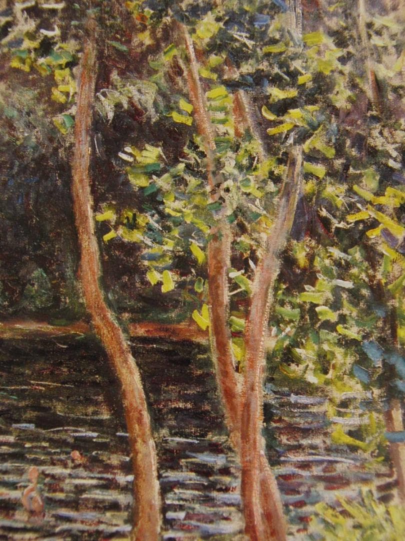 クロード・モネ、「The Studio-Boat」、厳選、希少大判画集・額装画