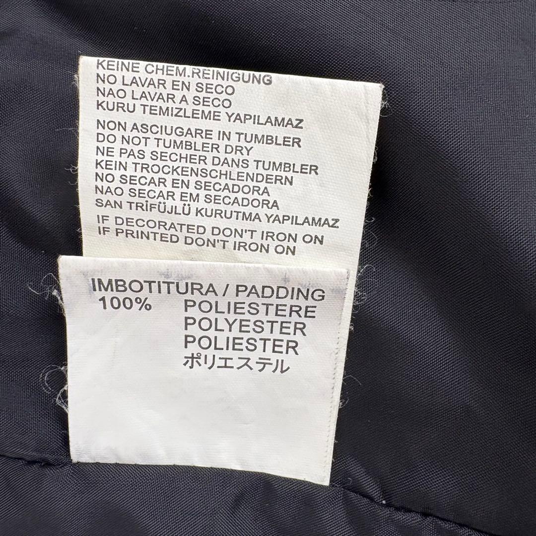 DIESEL ナイロン ライダースジャケット y2k S ギミック グランジ