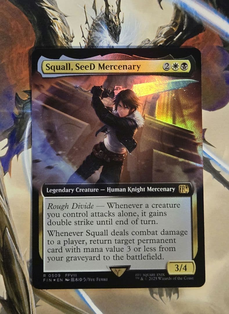 シードの傭兵、スコール　拡張　Foil