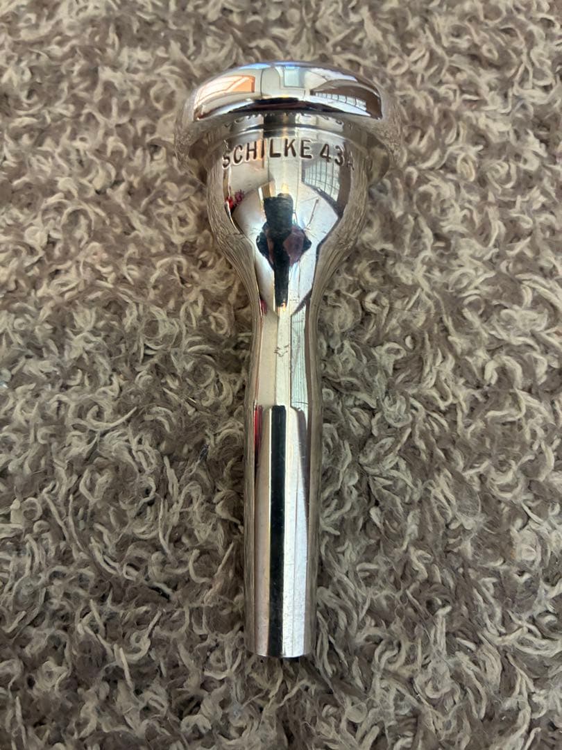 トロンボーンマウスピース細管3本Bach.15E.12E Schilke 43A