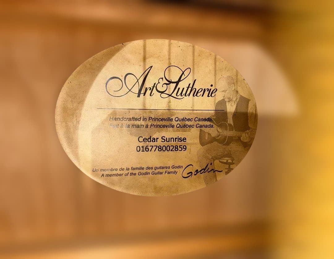 Art&Lutherie Folk Cedar Sunrise 　試聴動画有り