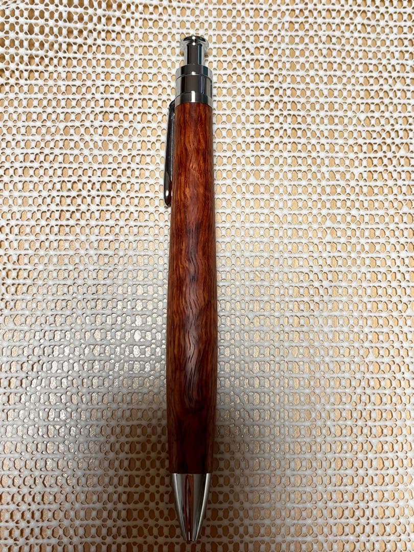 工房楔 花梨 虎杢 ルーチェペン 旧型クリップ