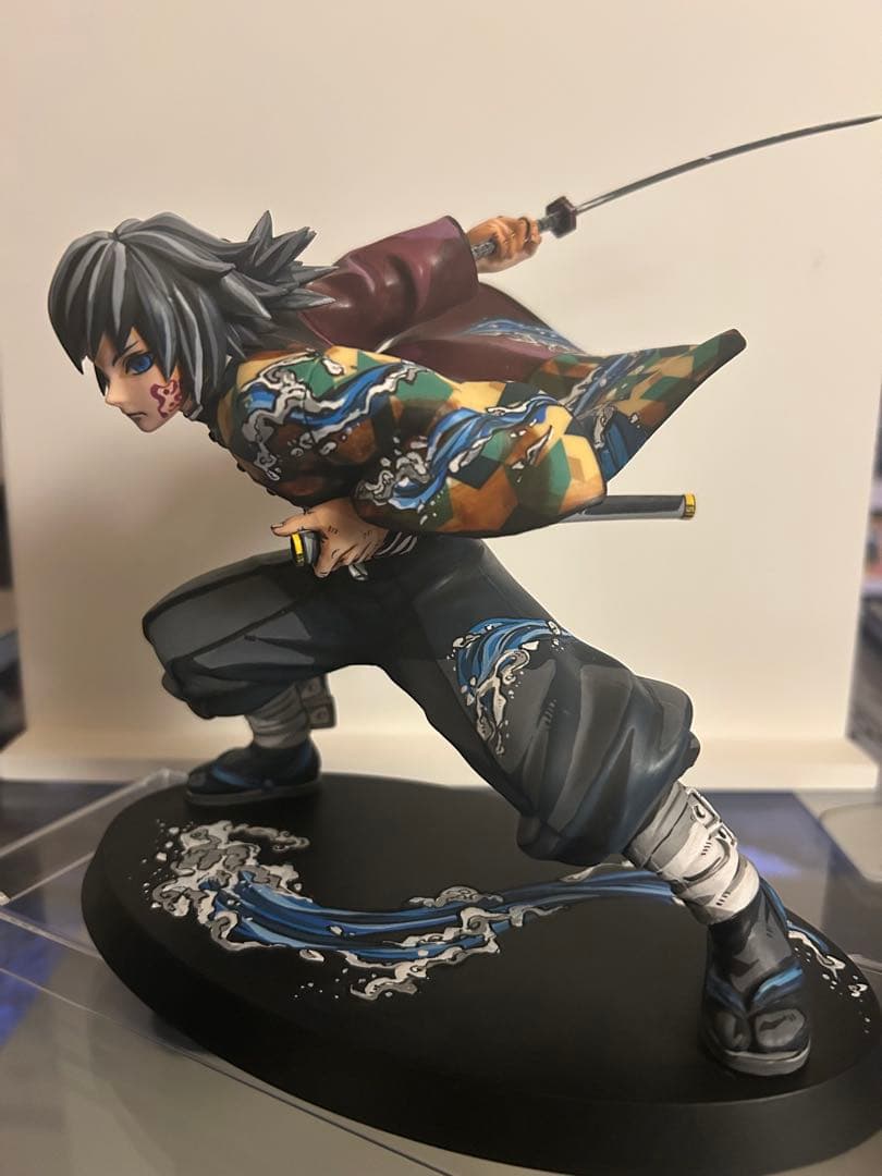 鬼滅の刃 冨岡義勇 フィギュア リペイント 2次元彩色