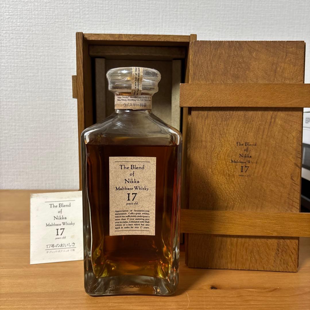 ニッカ　17年　NIKKA ザ ブレンド オブ ニッカ モルトベース 箱付❸