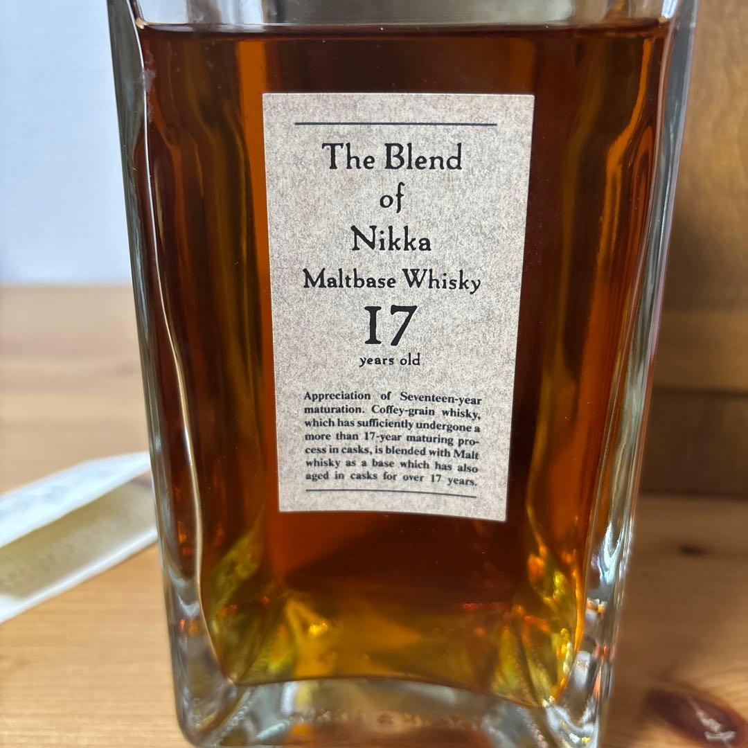 ニッカ　17年　NIKKA ザ ブレンド オブ ニッカ モルトベース 箱付❸
