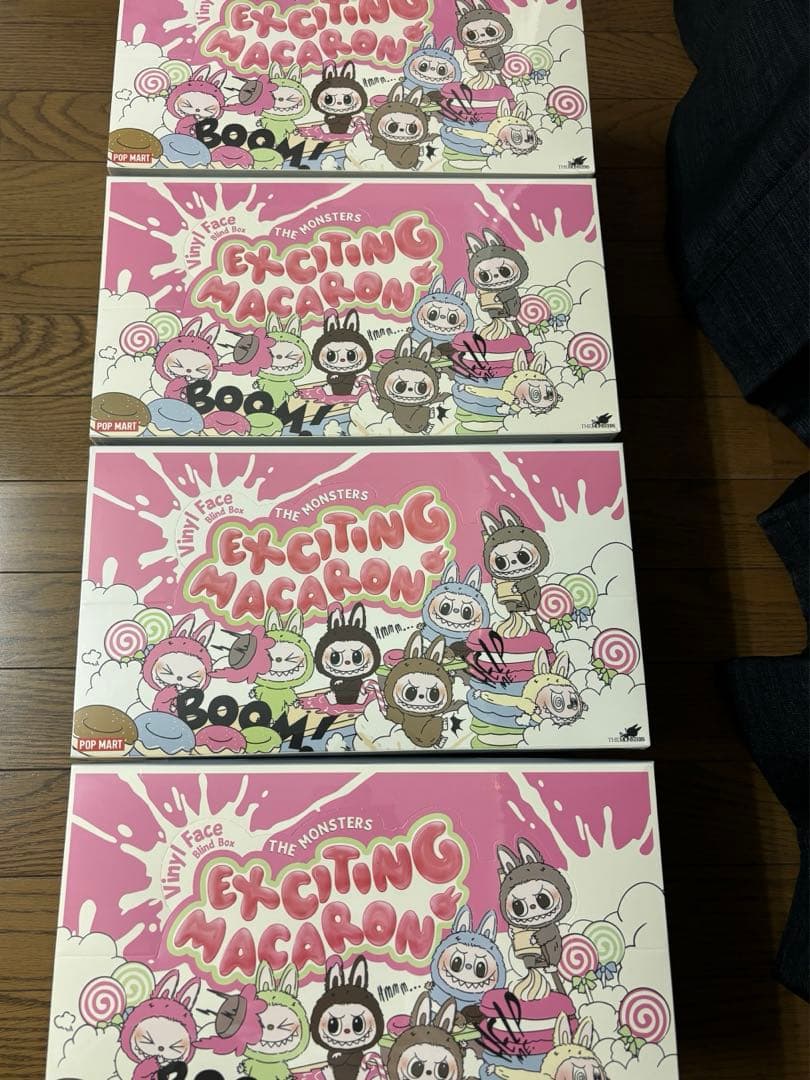 新品Exciting Macaron アソートボックス 正規品ラブブ 4個セット