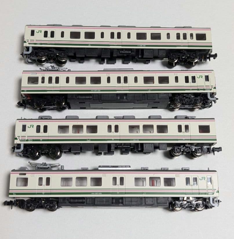 107系　100番台　前期型＋後期型　計4両セット　マイクロエース