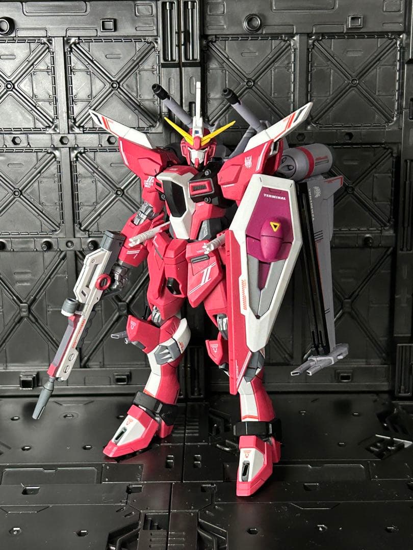 インフィニットジャスティスガンダム弍式　塗装完成品　部分塗装　HG