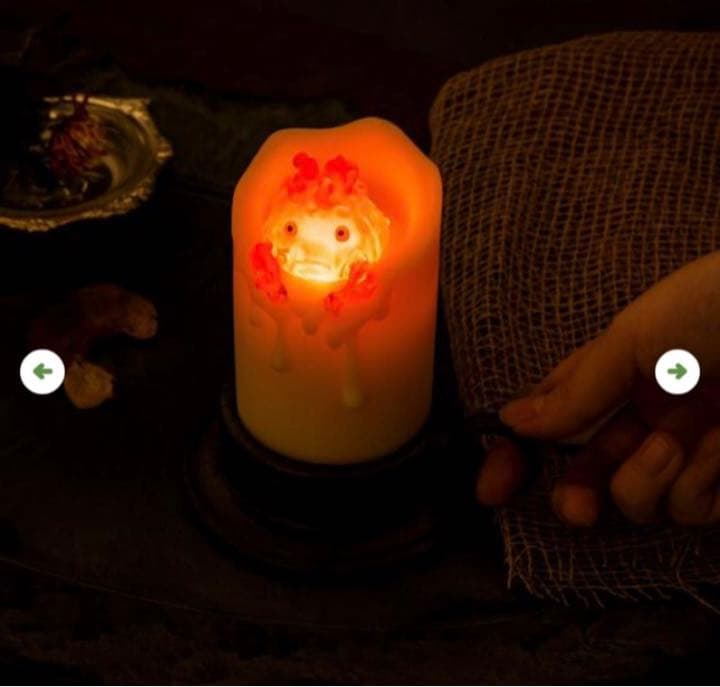 【新品未使用】ハウルの動く城 カルシファーのゆらゆらキャンドルライト