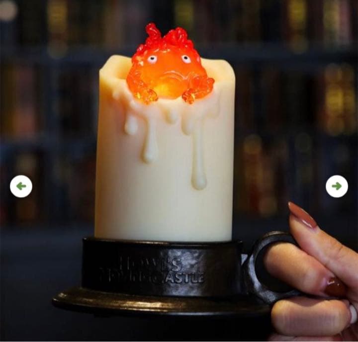 【新品未使用】ハウルの動く城 カルシファーのゆらゆらキャンドルライト