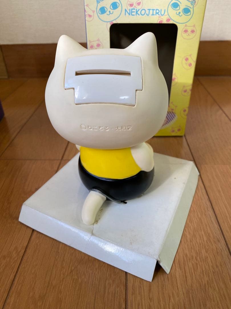 ねこぢる icバンク ソフビ　貯金箱　2体セット　大和堂　ねこぢるうどん