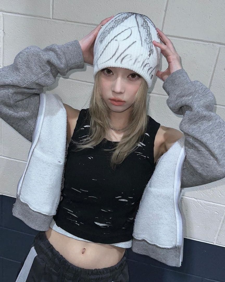 2000Archives ビーニー aespa ウィンター カリナ 着用