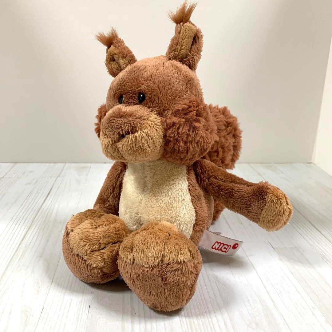P☆ NICI ニキ ぬいぐるみ クインシー リス りす