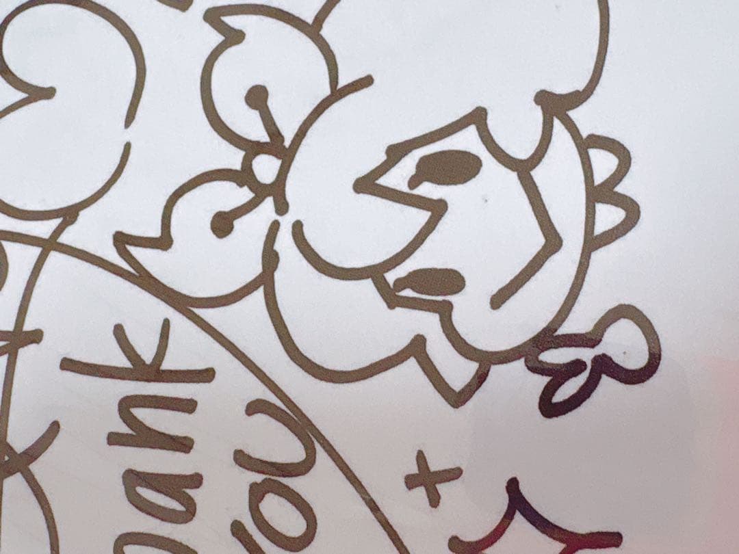 アイカツ　サイン　色紙　アイカツオフィシャルショップ