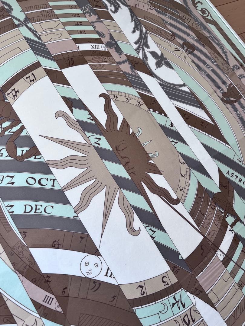 エルメス　スカーフ　額装