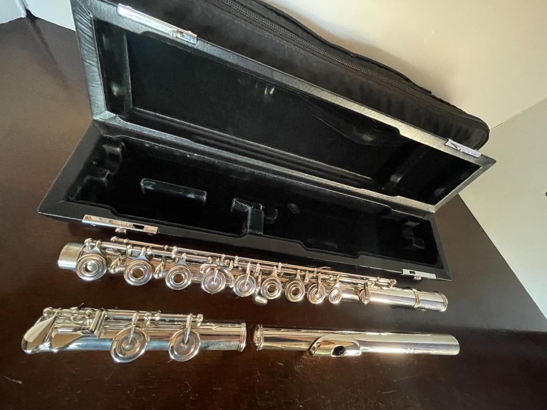 パール フルート 総銀製 カンタービレ インラインリングキー Ｅメカ付き