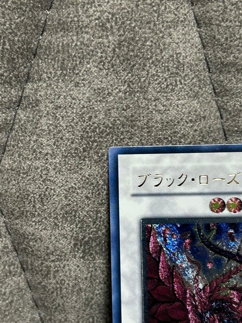 s*u様 ブラック・ローズ・ドラゴン レリーフ　美品