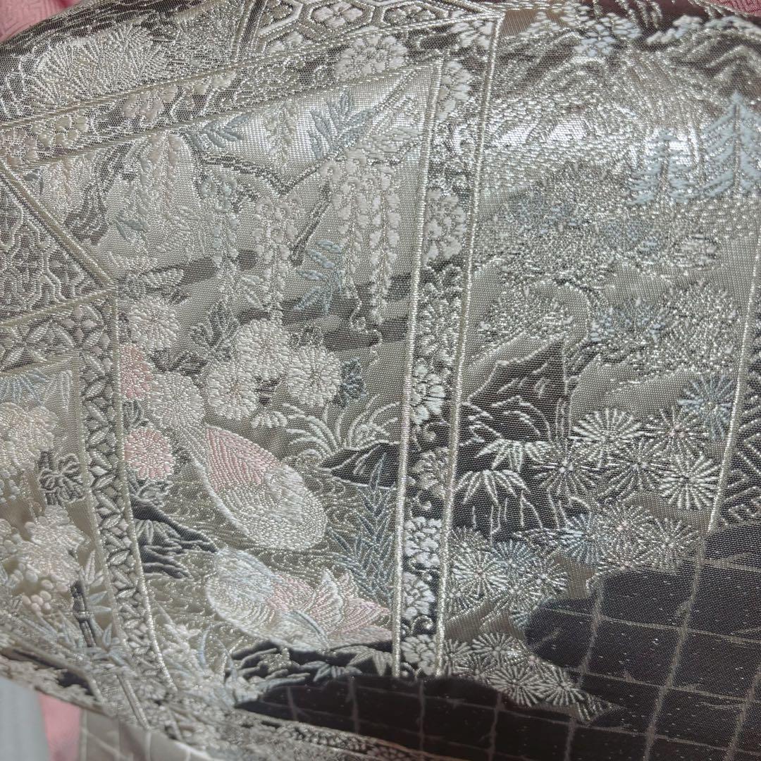 新品　ほぼ美品　袷　正絹　辻が花　訪問着　フルセット　4点　裄68