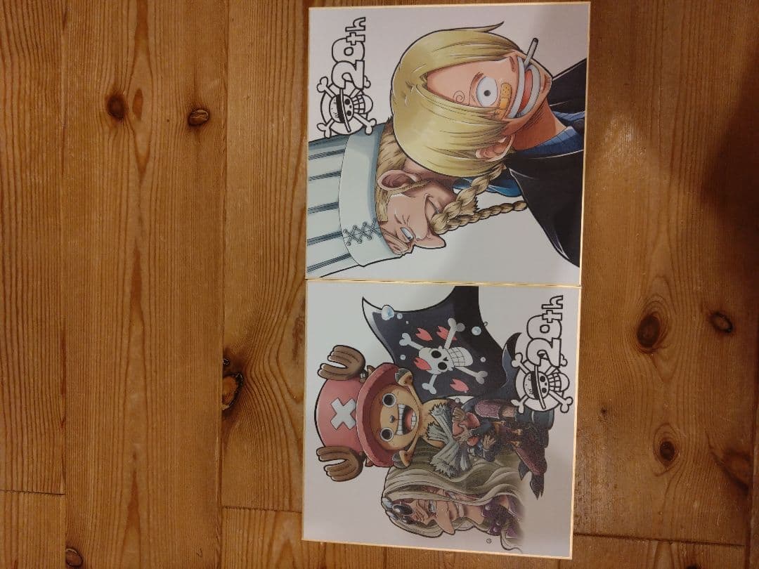 ワンピース フィギュアセット 9体 + 20周年記念色紙17枚（ダブリ含む）