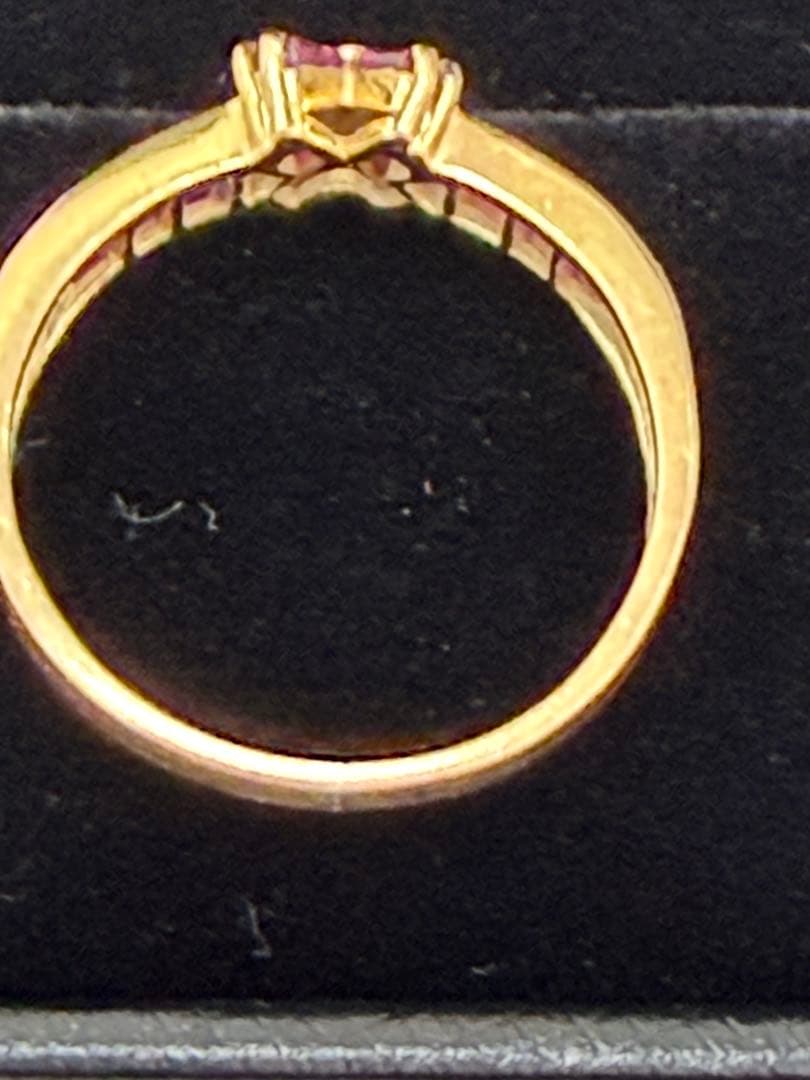 k18❤️ルビー＆ダイヤモンド　リング