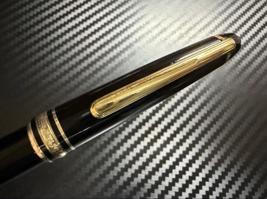 極美品 モンブラン マイスターシュテュック 144 ブラック 全金 B 万年筆