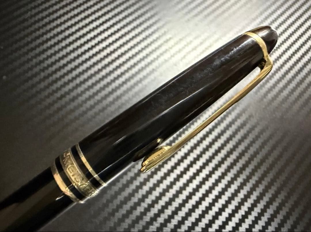 極美品 モンブラン マイスターシュテュック 144 ブラック 全金 B 万年筆