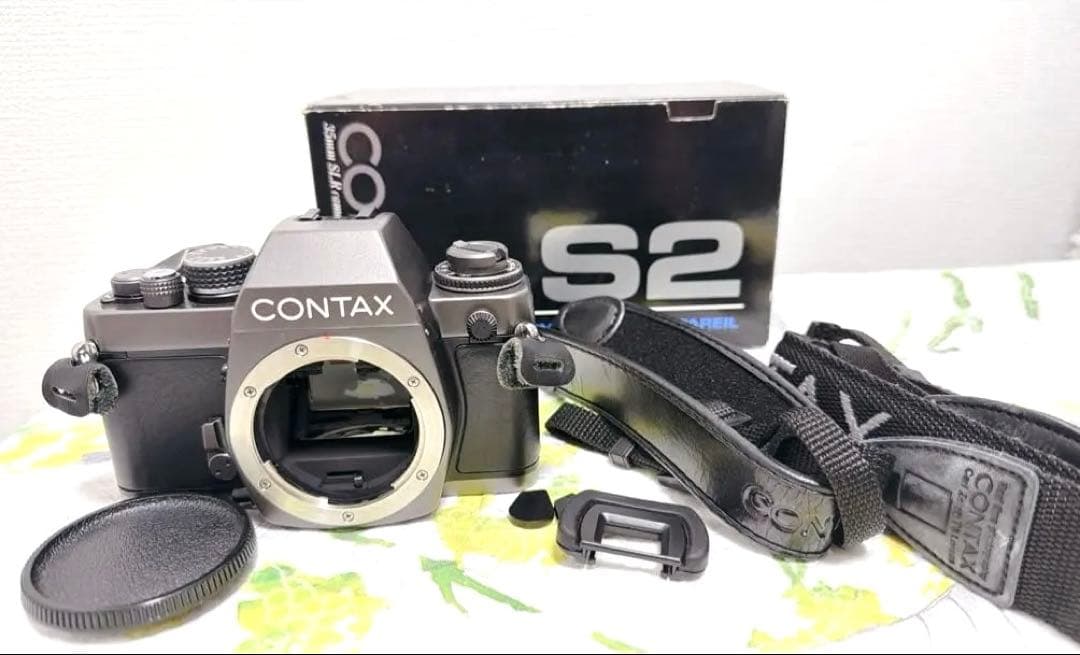 【ほぼ新品 外箱 未使用付属品あり】 コンタックス CONTAX S2b チタン