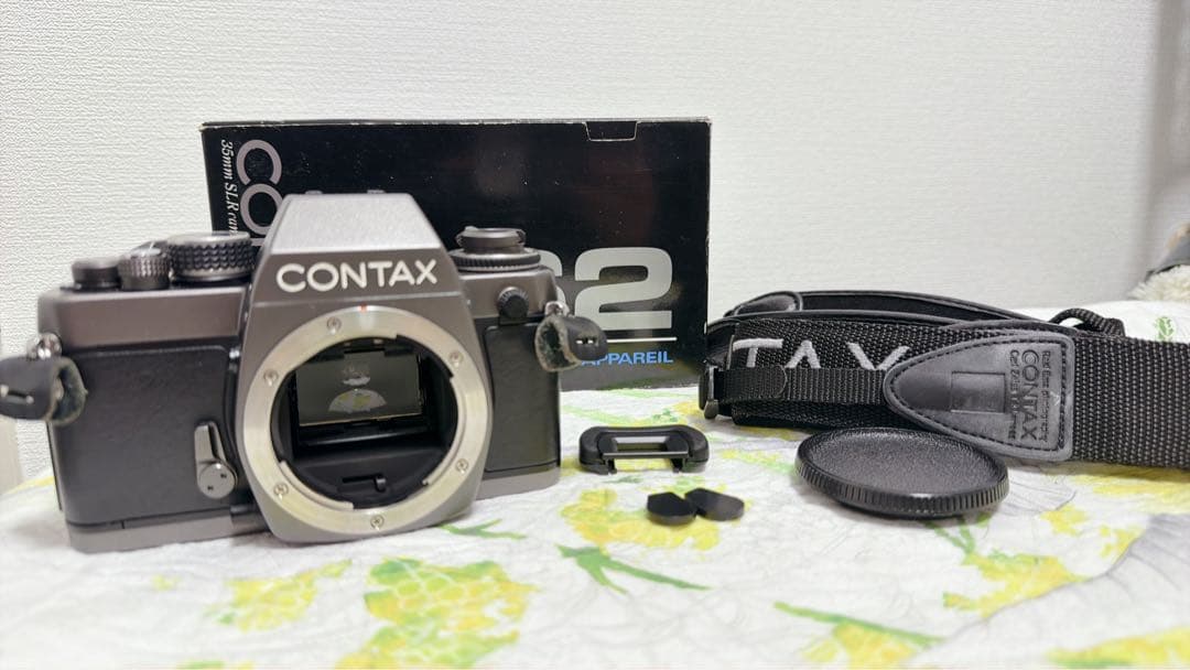 【ほぼ新品 外箱 未使用付属品あり】 コンタックス CONTAX S2b チタン