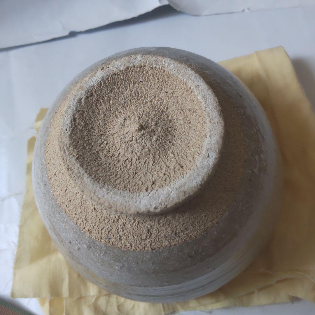 溝上一薊 作 唐津茶碗 唐津焼 共箱 共布 茶碗 茶道具 抹茶碗 新品 未使用