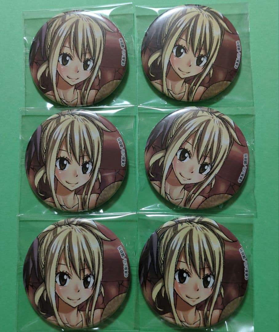 フェアリーテイル FAIRYTAIL　ルーシィ　プリンセスカフェ　 缶バッジ