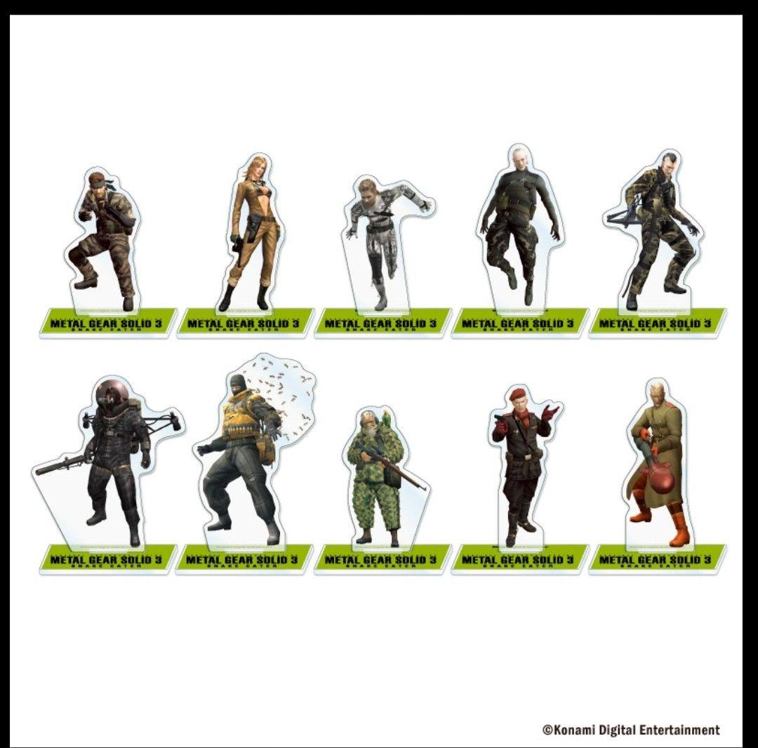 MGS 小島秀夫作品のみ 各10種 アクリルスタンド メタルギアソリッド パルコ