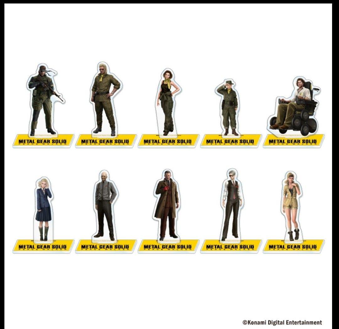 MGS 小島秀夫作品のみ 各10種 アクリルスタンド メタルギアソリッド パルコ