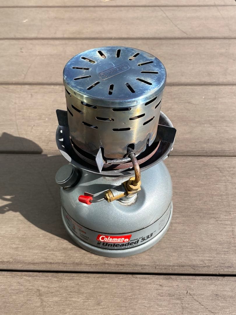 Coleman コールマン モデル533／ヒーターアタッチメント／純正ケース付